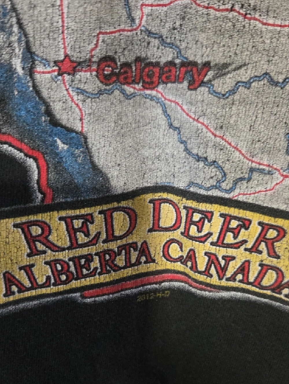 Y2K 2012 Harley Davidson Tee - Picture 3 of 4